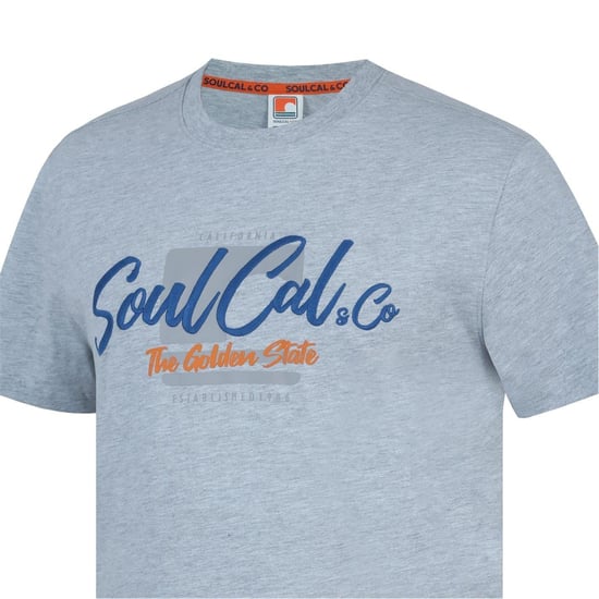 SoulCal - T-Shirt für Herren (Grau meliert) - Image 5
