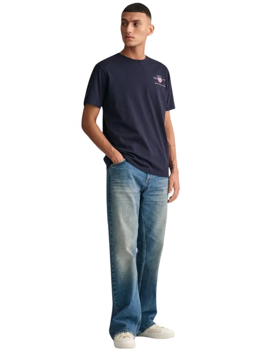 Gant | Herren T-Shirt mit besticktem Archiv-Schild - Image 4