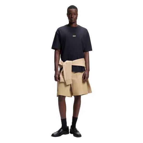 Hugo Boss - "Nalono" T-Shirt für Herren, Baumwolle (Dunkles Marineblau) - Image 4
