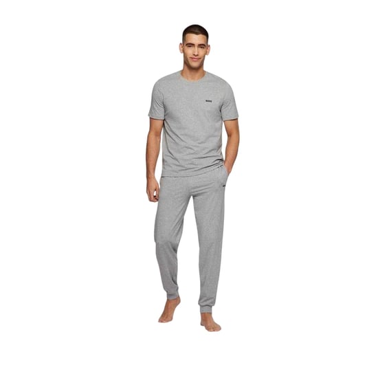 Boss - "Mixmatch" T-Shirt für Herren, Rundhalsausschnitt, kurzärmlig (Mittelgrau) - Image 1