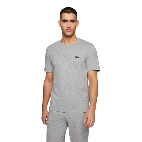 Boss - "Mixmatch" T-Shirt für Herren, Rundhalsausschnitt, kurzärmlig (Mittelgrau) - Image 4