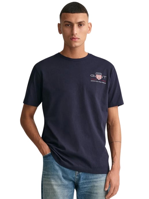 Gant | 2er Pack Herren T-Shirt mit gesticktem Archiv-Schild - Image 4