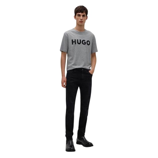 Hugo - "Dulivio" T-Shirt für Herren (Grau/Schwarz) - Image 3
