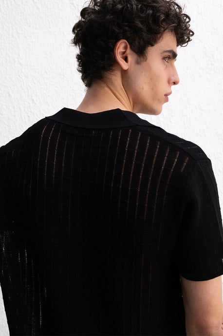 Herren Baumwoll V-Ausschnitt T-Shirt - Image 6