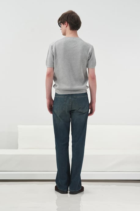Herren Baumwoll Rundhals T-Shirt - Image 4