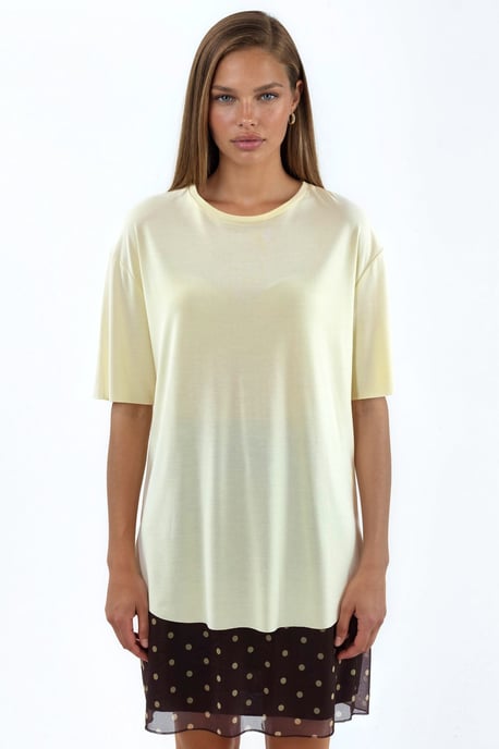 Lockere Passform Crew-Neck T-Shirt - Image 1