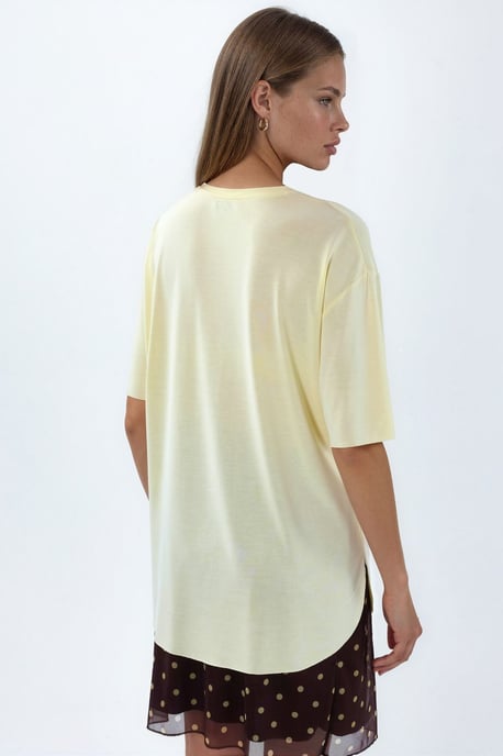Lockere Passform Crew-Neck T-Shirt - Image 3