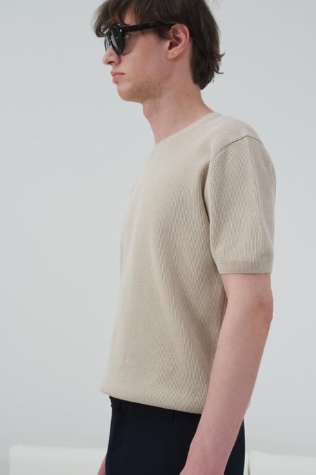 Herren Baumwoll Rundhals T-Shirt - Image 3
