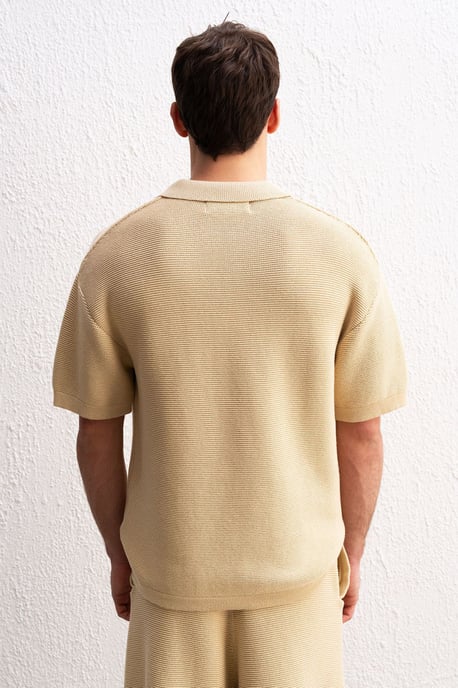 Herren Baumwoll-Polohemd mit Kragen - Image 2
