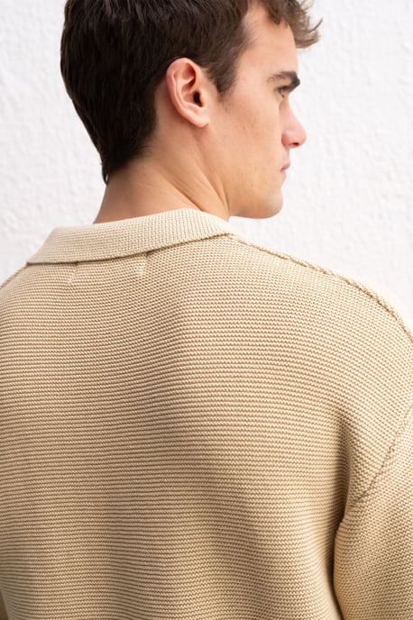 Herren Baumwoll-Polohemd mit Kragen - Image 3