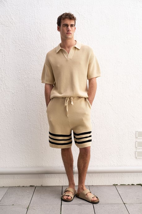 Herren Baumwoll-Polohemd mit Kragen - Image 4