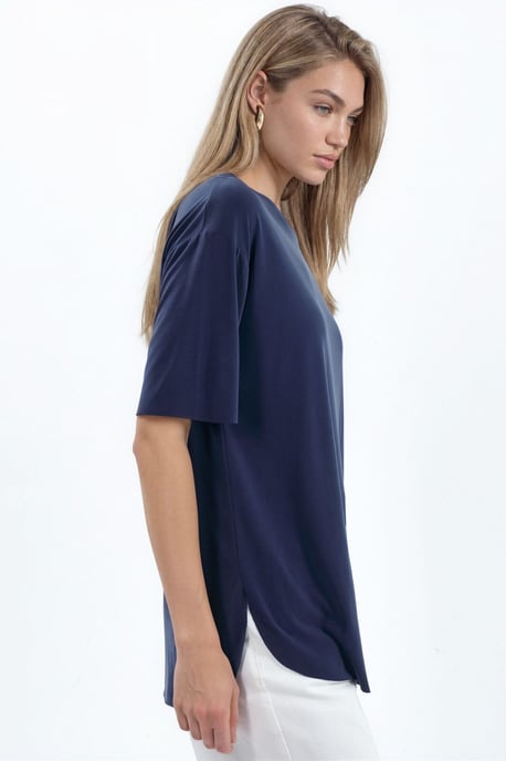Lockere Passform Crew-Neck T-Shirt - Image 2