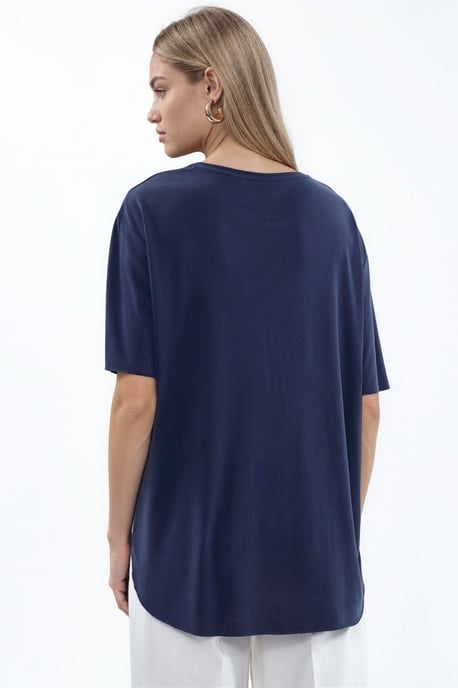 Lockere Passform Crew-Neck T-Shirt - Image 4