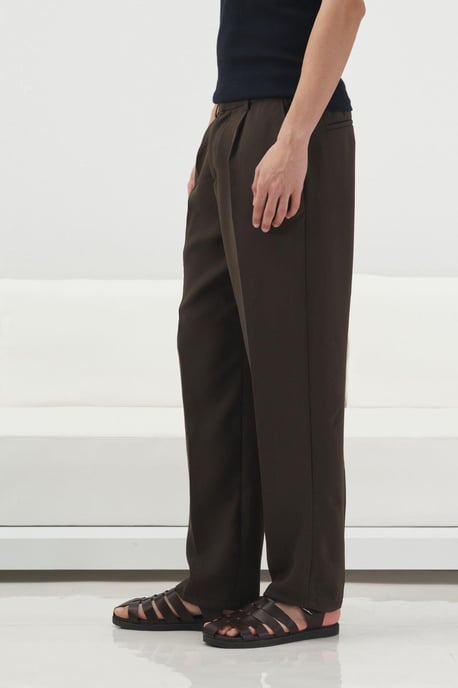 Herren Strickhose mit mittlerer Taille und geradem Schnitt - Image 2