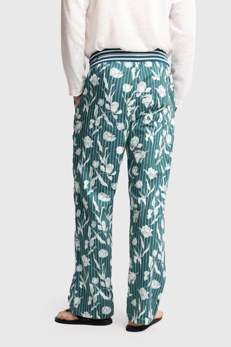 Herren Baumwoll Blumenmuster Strickhose - Image 5