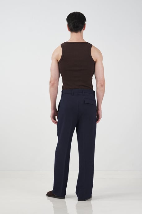 Herren Strickhose mit mittlerem Bund und geradem Bein - Image 2