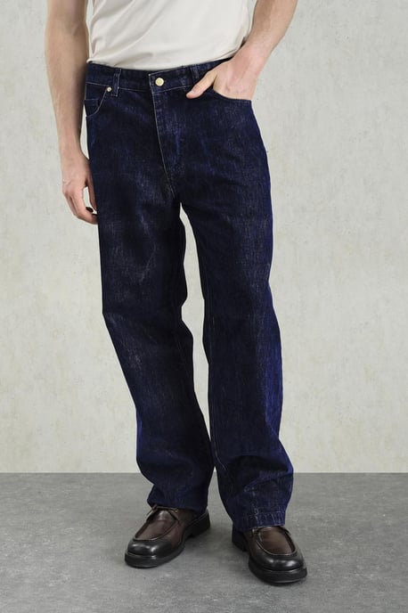 Herren Baumwoll Strickstoff Gerade-Hose - Image 4