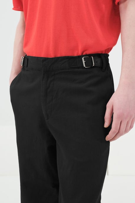 Herren Baumwoll-Popeline gerade geschnittene Hose - Image 1