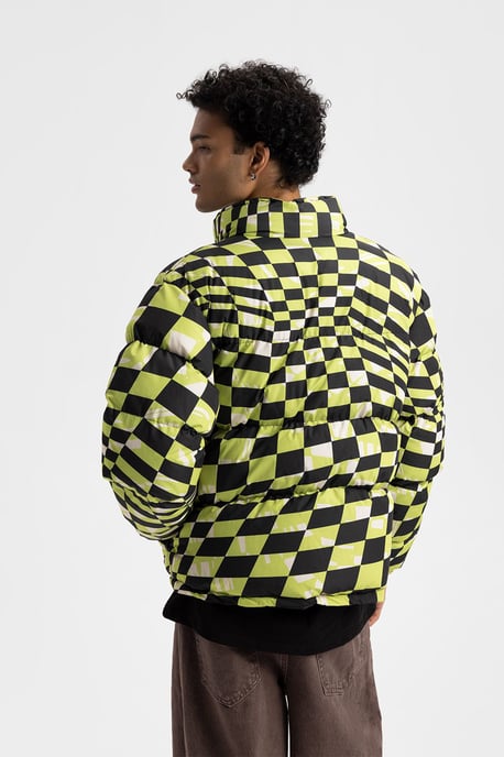 Herren geometrische Pufferjacke - Image 2