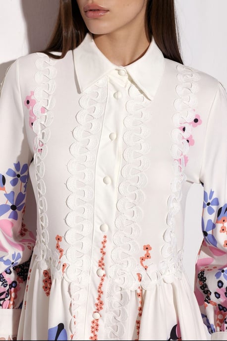 Blumen A-Linie Maxikleid - Image 4