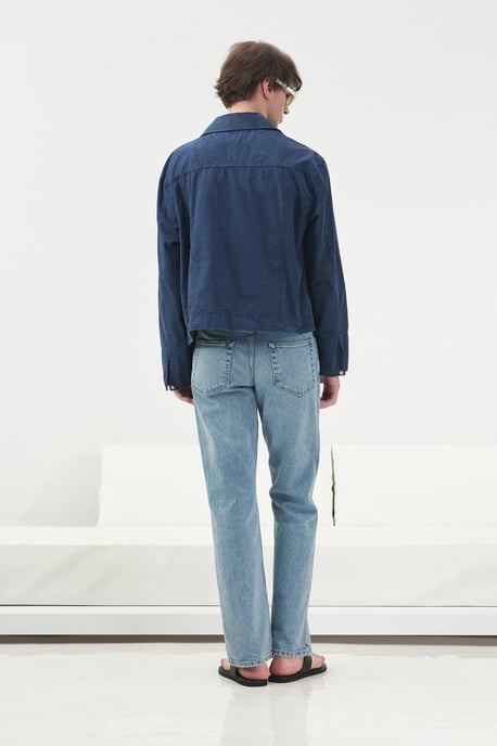 Herren Baumwoll-Popeline Zip-Weste - Image 3