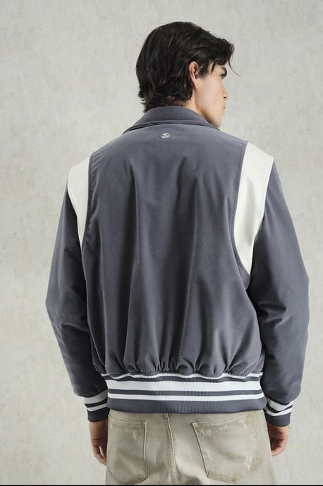 Herren Farbblock Samtweste - Image 3