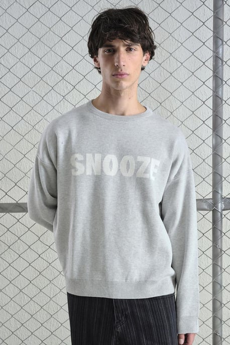 Herren Baumwoll Rundhals Sweatshirt mit Textdruck - Image 4