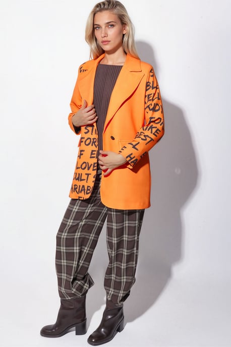 Oversized Crepe Blazerjacke - Image 3