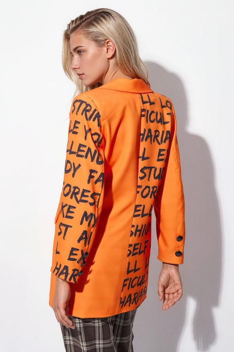 Oversized Crepe Blazerjacke - Image 5