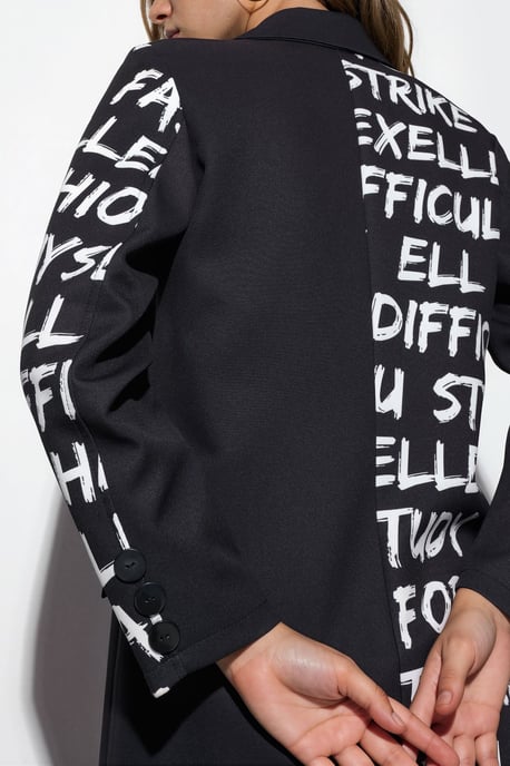 Oversized Crepe-Blazer-Jacke - Image 5