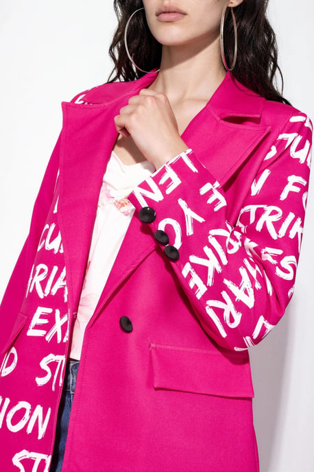 Oversized Crepe Blazerjacke - Image 5
