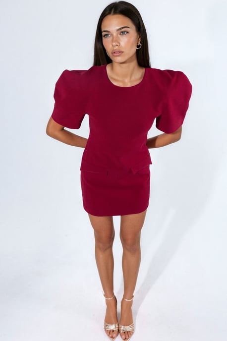Mini-Crêpe-Kleid mit Tasche und Reißverschluss - Image 2