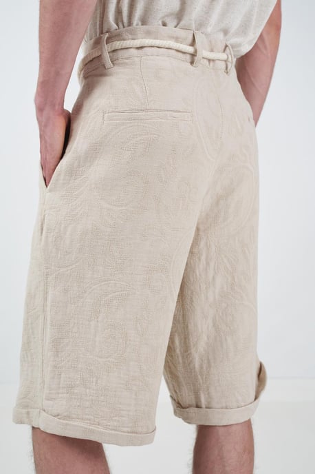 Herren Lange Relaxed Baumwollshorts - Image 4