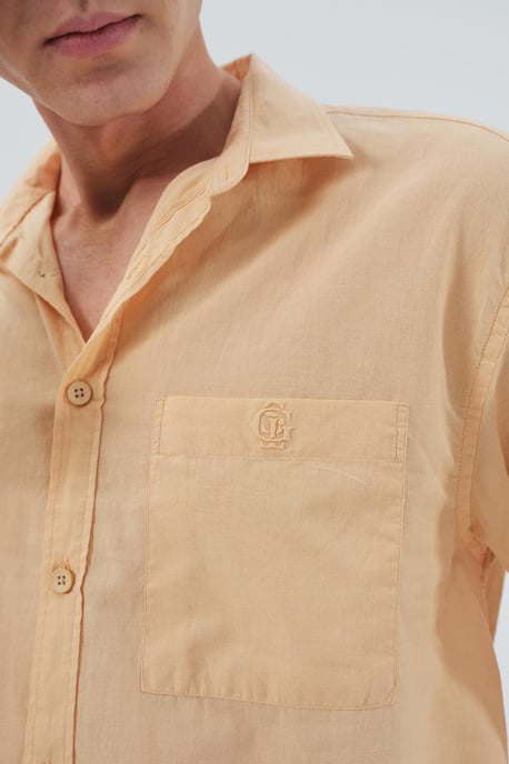 Herren Baumwoll-Popeline Regular-Fit Hemd - Image 3