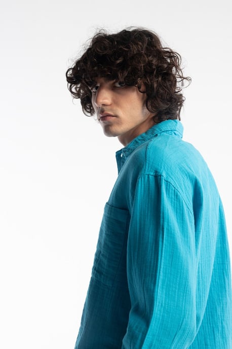 Herren Relaxed Fit Baumwollstrickhemd - Image 4