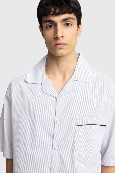 Herren Baumwoll-Popeline Kurzarmhemd - Image 2