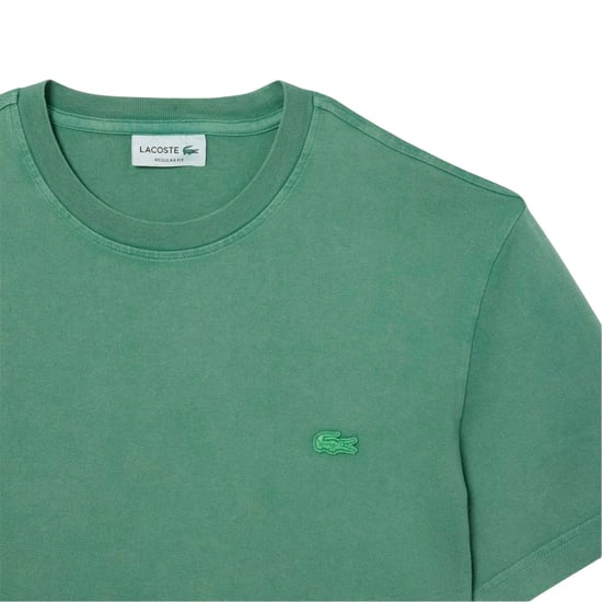 Lacoste - T-Shirt für Herren, Rundhalsausschnitt, Regulär (Grün) - Image 4