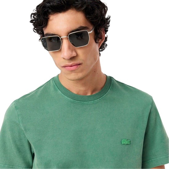 Lacoste - T-Shirt für Herren, Rundhalsausschnitt, Regulär (Grün) - Image 5