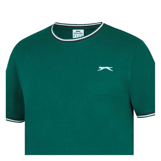 Slazenger - T-Shirt für Herren, Baumwolle (Flaschengrün) - Image 3
