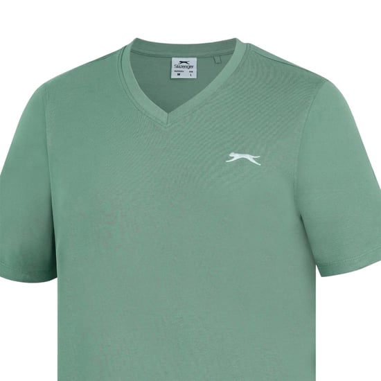 Slazenger - T-Shirt für Herren, Baumwolle (Hellgrün) - Image 3