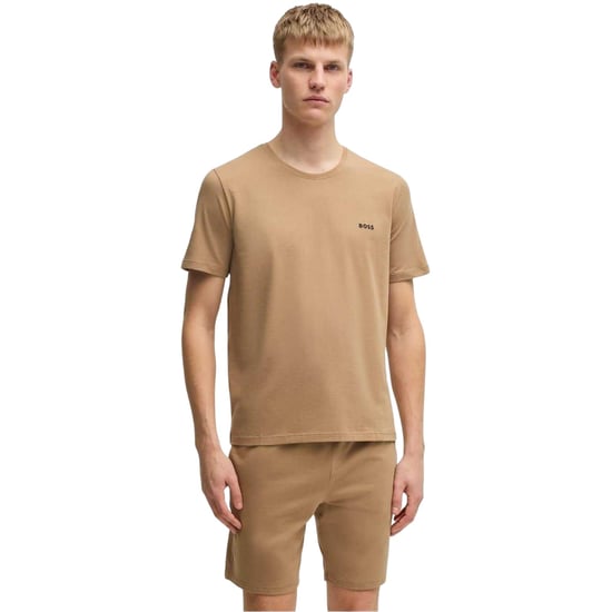 Boss - "Mixmatch" T-Shirt für Herren, Rundhalsausschnitt, kurzärmlig (Beige) - Image 3