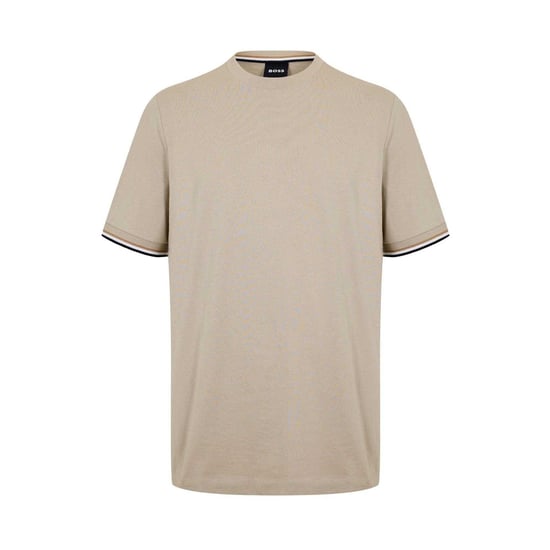 Boss - "Hbb Thompson 04" T-Shirt für Herren, Premium-Baumwolle, Regulär (Beige) - Image 1