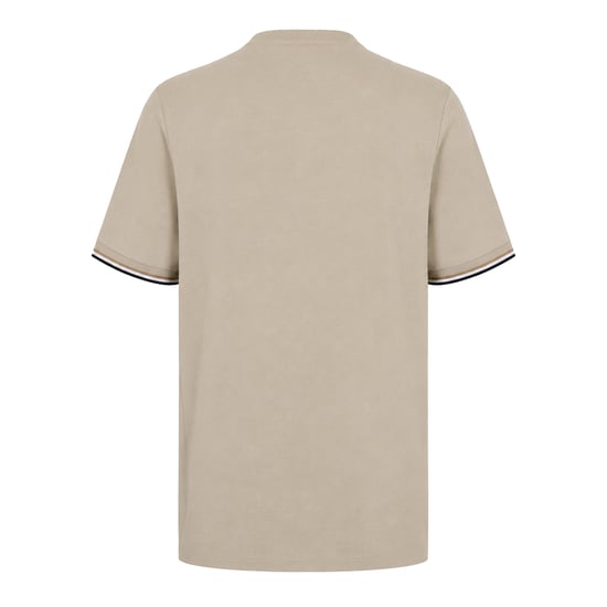 Boss - "Hbb Thompson 04" T-Shirt für Herren, Premium-Baumwolle, Regulär (Beige) - Image 2