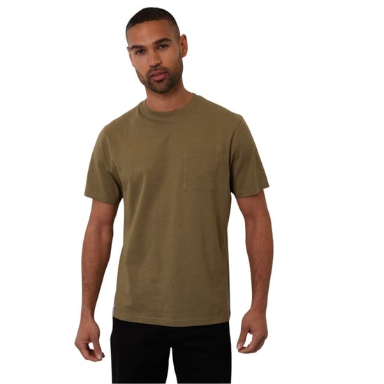 Threadbare - T-Shirt für Herren, Brusttasche, Regulär (Khakigrün) - Image 2