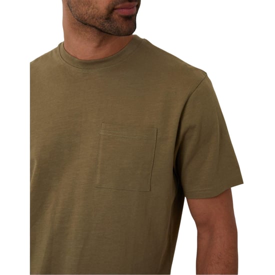 Threadbare - T-Shirt für Herren, Brusttasche, Regulär (Khakigrün) - Image 4