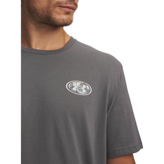 Under Armour - T-Shirt für Herren (Grün/Weiß) - Image 3