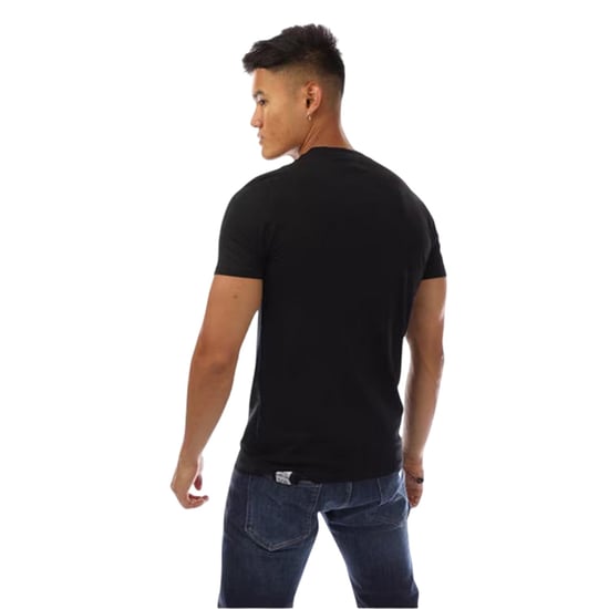 Aquascutum - T-Shirt für Herren, Rundhalsausschnitt (Schwarz/Weiß) - Image 2
