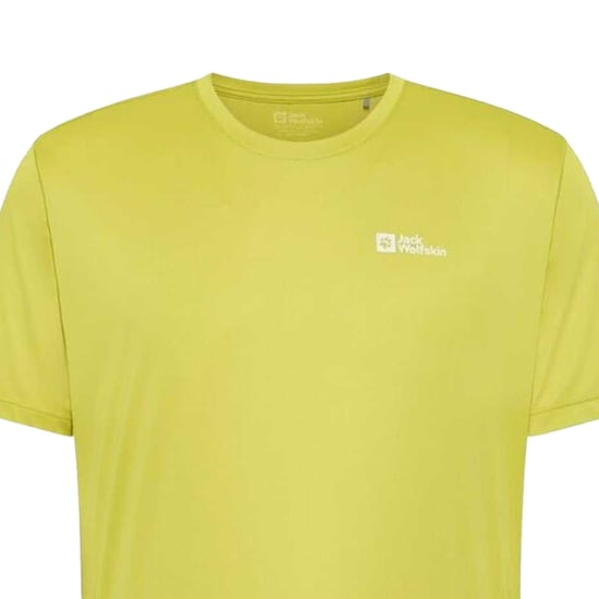Jack Wolfskin - T-Shirt für Herren, Logo (Chartreuse) - Image 2
