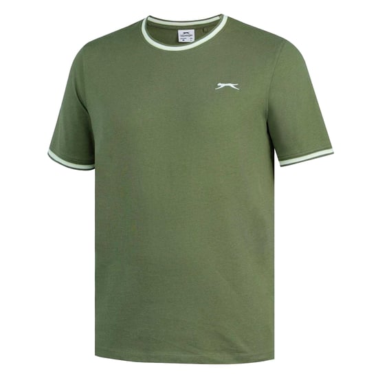 Slazenger - T-Shirt für Herren, Baumwolle (Khakigrün) - Image 3