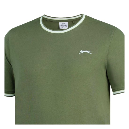 Slazenger - T-Shirt für Herren, Baumwolle (Khakigrün) - Image 4